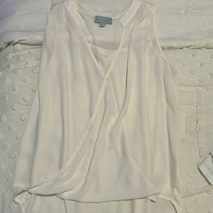 White blouse tank
